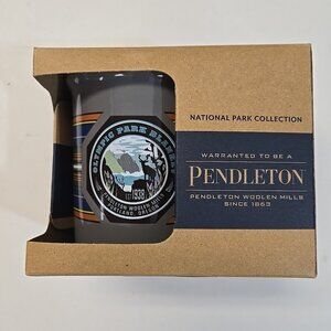New in Gift Box Pendleton Woolen Mills OLYMPIC National Park Blanket Mug Gray